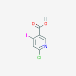 6-chloro-4-iodonicotinic Acid结构式