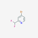 Structure of 4-bromo-2-(difluoromethyl)pyridine