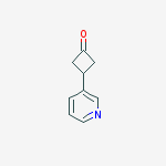 3-(pyridin-3-yl)cyclobutanone结构式