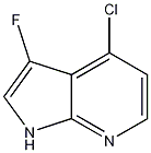 Structure of 4-Chloro-3-fluoro-1H-pyrrolo[2,3-b]pyridine