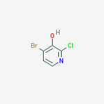 4-bromo-2-chloropyridin-3-ol结构式