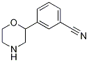 3-(MORPHOLIN-2-YL)BENZONITRILE结构式