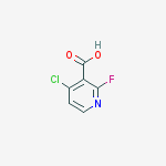 Structure of 4-chloro-2-fluoropyridine-3-carboxylic Acid