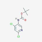 Structure of tert-Butyl (4,6-dichloropyridin-3-yl)carbamate