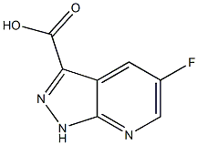 5-氟-1H-吡唑并[3,4-B]吡啶-3-羧酸结构式