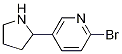 Structure of 2-broMo-5-(pyrrolidin-2-yl)pyridine