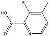 Structure of 3-Fluoro-4-methyl-2-pyridinecarboxylic acid