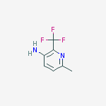 Structure of 6-methyl-2-(trifluoromethyl)pyridin-3-ylamine