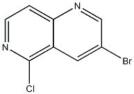 Structure of 3-bromo-5-chloro-1,6-naphthyridine