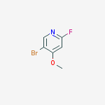 Structure of 5-bromo-2-fluoro-4-methoxypyridine
