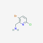 Structure of (3-bromo-6-chloropyridin-2-yl)methanamine