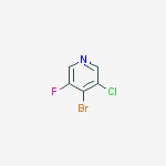 4-bromo-3-chloro-5-fluoropyridine结构式