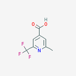Structure of 2-methyl-6-(trifluoromethyl)pyridine-4-carboxylic Acid