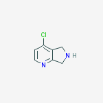Structure of 4-CHLORO-6,7-DIHYDRO-5H-PYRROLO[3,4-B]PYRIDINEÂ HYDROCHLORIDE