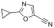 2-cyclopropyloxazole-5-carbonitrile结构式