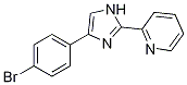 Structure of 2-(4-(4-bromophenyl)-1H-imidazol-2-yl)pyridine