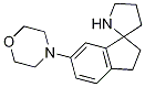 Structure of 4-(2,3-dihydrospiro[indene-1,2'-pyrrolidine]-6-yl)Morpholine