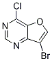 Structure of 7-Bromo-4-chlorofuro[3,2-d]pyrimidine