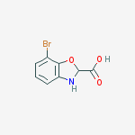Structure of 7-bromo-2,3-dihydro-1,3-benzoxazole-2-carboxylic Acid