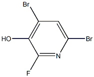 Structure of 4,6-dibromo-2-fluoropyridin-3-ol