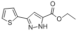 Structure of Ethyl 5-thien-2-yl-1H-pyrazole-3-carboxylate