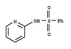 Structure of benzenesulfonamide, N-2-pyridinyl-
