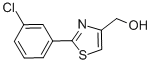 Structure of [2-(3-CHLORO-PHENYL)-THIAZOL-4-YL]-METHANOL