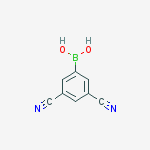 Structure of 3,5-DICYANOPHENYLBORONIC ACID