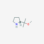 Structure of (R)-2-(1-Methoxy-1-methyl-ethyl)-pyrrolidine