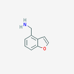 4-BENZOFURANMETHANAMINE结构式
