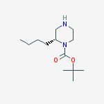 (R)-1-BOC-2-丁基哌嗪结构式