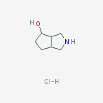 Structure of Octahydro-cyclopenta[C]pyrrol-4-ol HCl