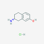 Structure of (R)-7-Amino-5,6,7,8-tetrahydro-naphthalen-2-ol hydrochloride