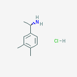 (S)-1-(3,4-Dimethylphenyl)ethanamine hydrochloride结构式