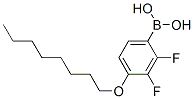 Structure of 2,3-Difluoro-4-(octyloxy)-benzeneboronic acid