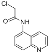 Structure of 2-chloro-N-5-quinolinylacetamide(SALTDATA: FREE)