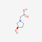 Structure of (R)-(3-HYDROXYPYRROLIDIN-1-YL)-ACETIC ACID