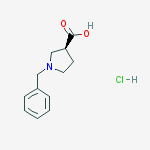 (S)-1-N-BENZYL-ß-PROLINE HYDROCHLORIDE结构式