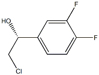 Structure of (1R)-2-chloro-1-(3,4-difluorophenyl)-1-ethanol