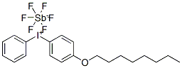 Structure of 4-Octyloxydiphenyliodonium hexafluoroantimonate