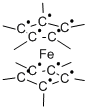 Structure of BIS(PENTAMETHYLCYCLOPENTADIENYL)IRON