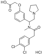 Structure of ICI 204,448 HYDROCHLORIDE