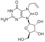 Structure of 7-ALLYL-7 8-DIHYDRO-8-OXOGUANOSINE  95