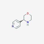(R)-3-(Pyridin-4-yl)morpholine结构式