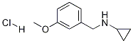 Chemical structure of (1R)CYCLOPROPYL(3-METHOXYPHENYL)METHYLAMINE-HCl