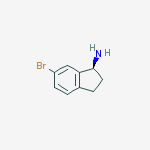 Structure of (1s)-6-bromo-2,3-dihydro-1h-inden-1-amine