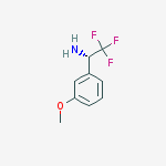 Structure of (1s)-2,2,2-trifluoro-1-(3-methoxyphenyl)ethanamine