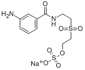 Structure of 2-[2-[(3-Aminobenzoyl)amino]ethylsulfonyl]ethyl hydrogen sulfate