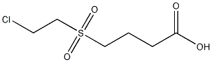 Structure of 4-(2-Chloroethylsulfonyl)butyric Acid