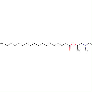 Structure of Octadecanoic acid, 1-[(dimethylamino)methyl]-1,2-ethanediyl ester